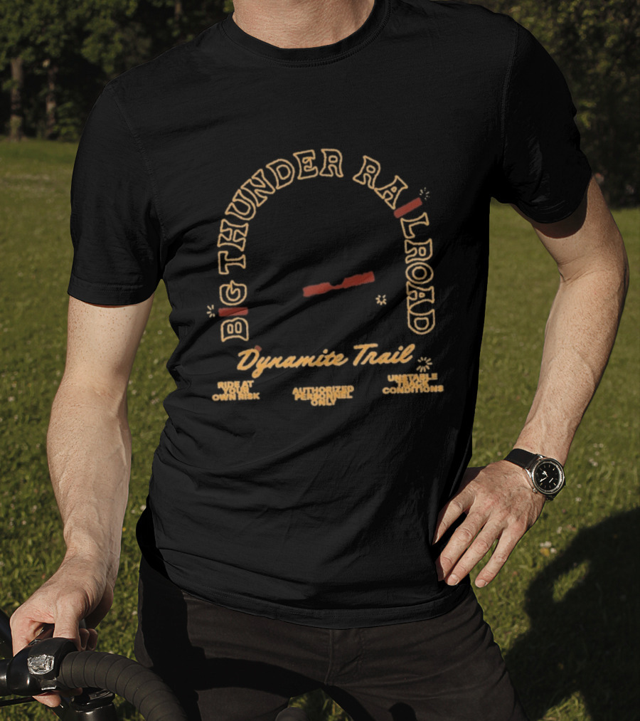 Big Thunder Mountain Railroad Dynamite Trail Frontier Mining Adventure T-Shirt