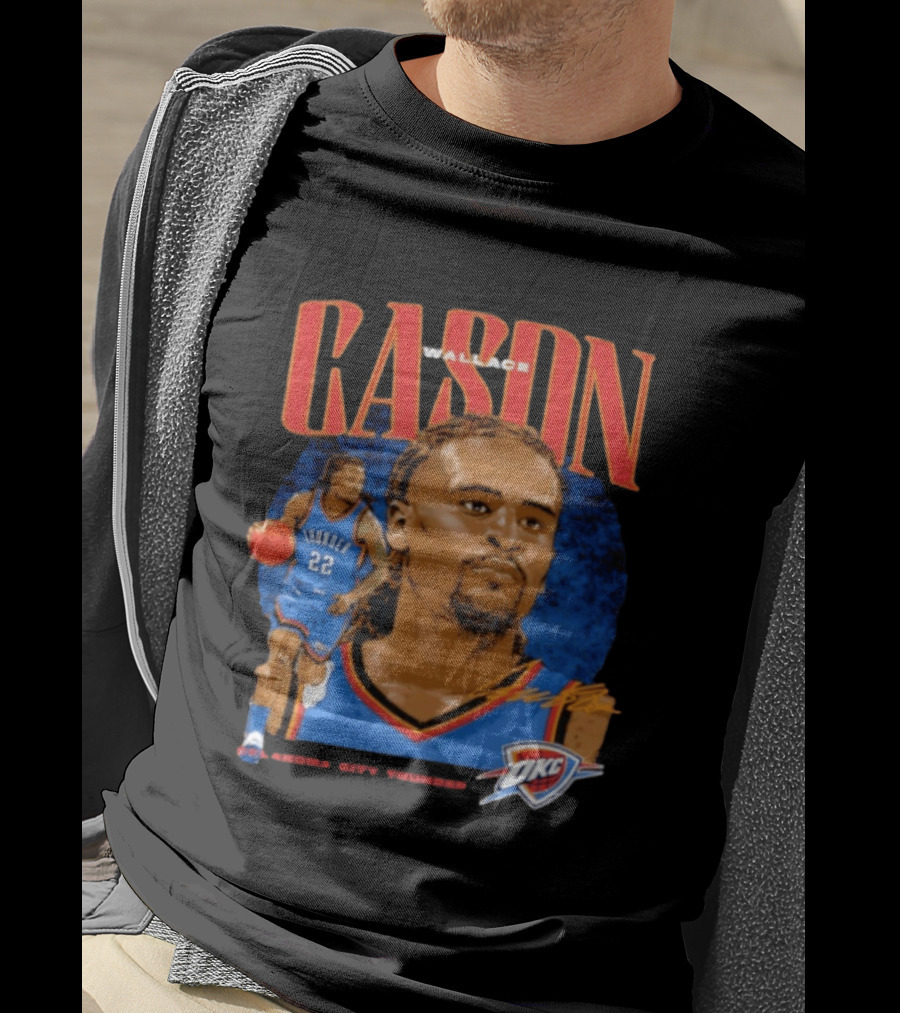 Cason Wallace Oklahoma City Thunder OKC Basketball Player 22 T-Shirt