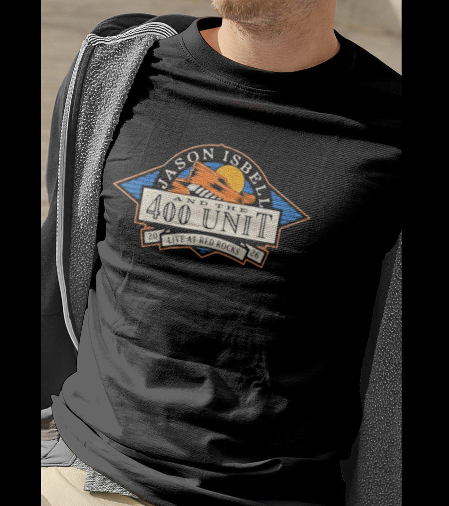 Jason Isbell 400 Unit Red Rocks August 2026 Event T-Shirt