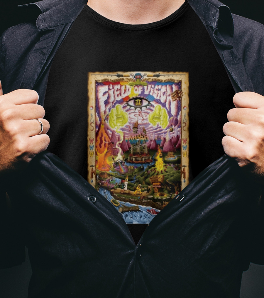King Gizzard And The Lizard Wizard Field Of Vision II Buena Vista CO August 16 2026 T-Shirt