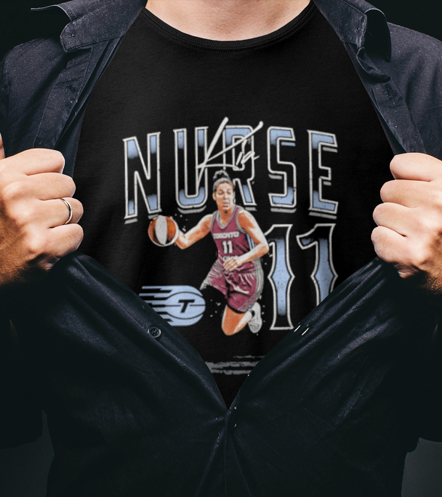 Nurse 11 Kia Toronto Tempo Player Pose T-Shirt