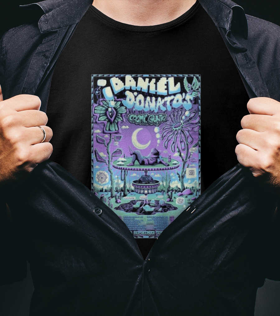Daniel Donato Cosmic Country Horizons Spring Tour 2026 Psychedelic Landscape T-Shirt
