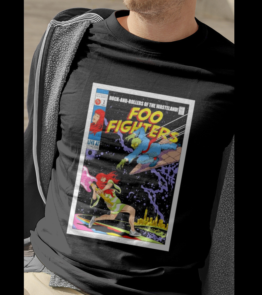 Foo Fighters Rock And Rollers Of The Wasteland Sayreville New Jersey Starland Ballroom May 2 2026 T-Shirt