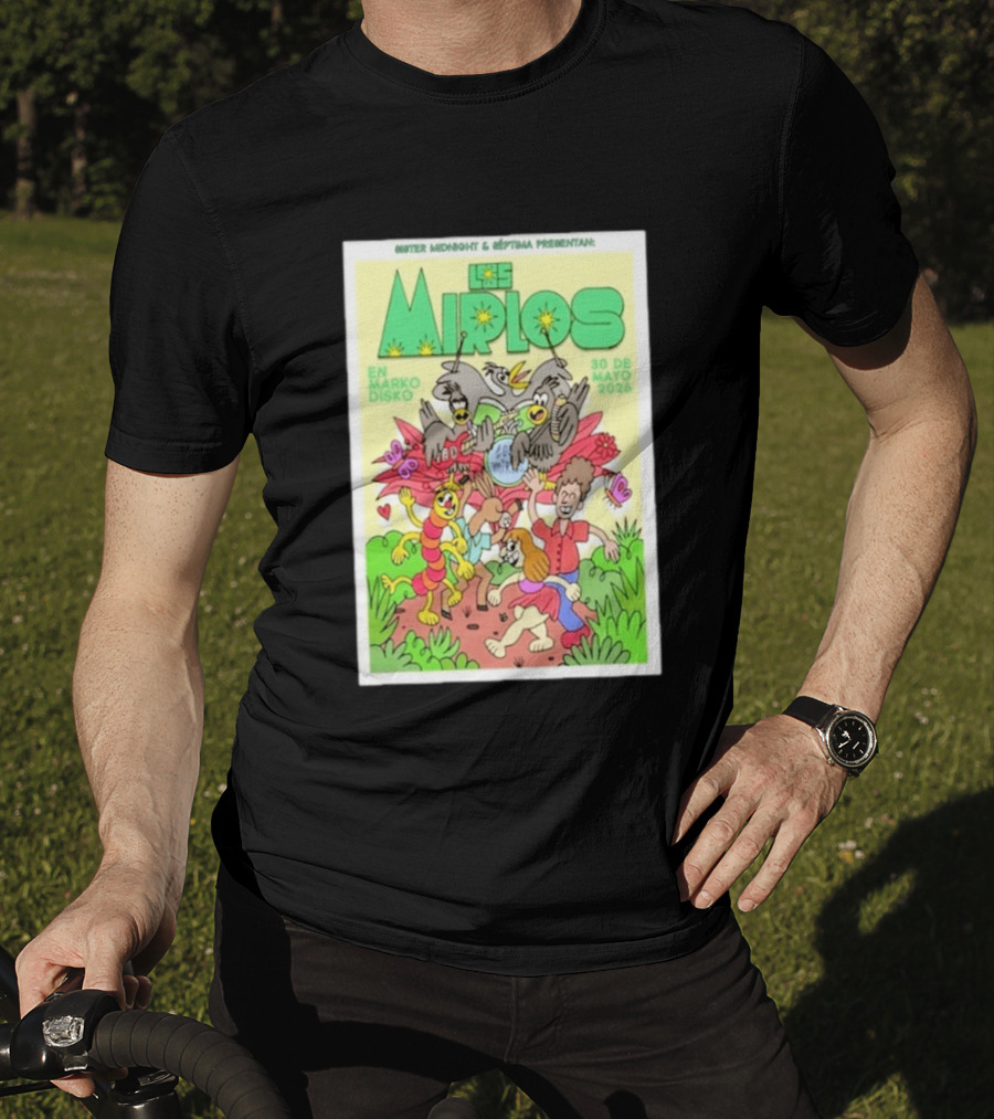 Mister Midnight Y Réptima Presentan Los Mirlos En Marko Disko Tijuana Mayo 30 2026 T-Shirt