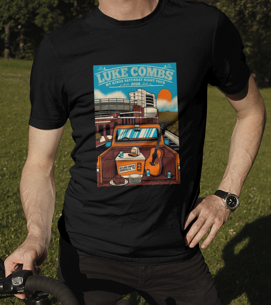 Luke Combs My Kinda Saturday Night Tour 2026 Neyland Stadium Knoxville TN May 02 T-Shirt