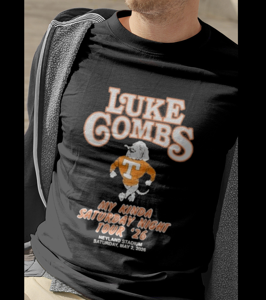 Luke Combs My Kinda Saturday Night Tour '26 Neyland Knoxville Tennessee May 02 T-Shirt