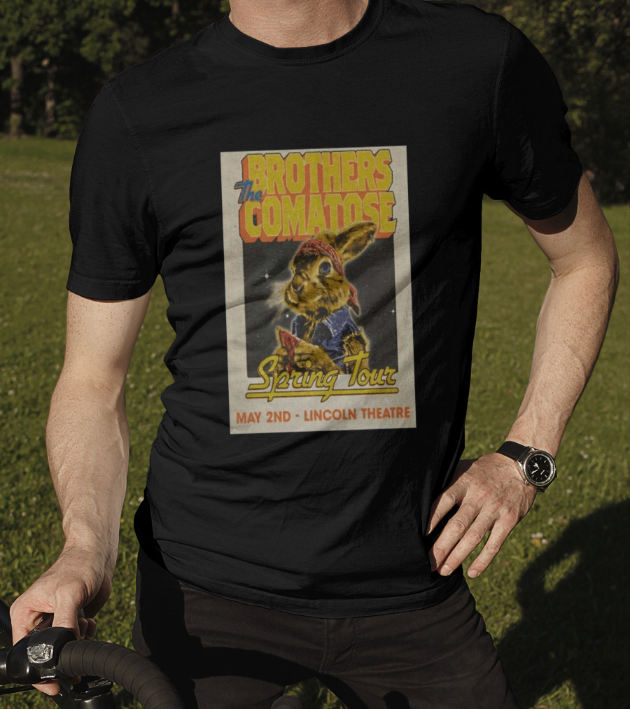 Brothers Comatose Spring Tour May 2nd Lincoln Theatre Rabbit Bandana T-Shirt