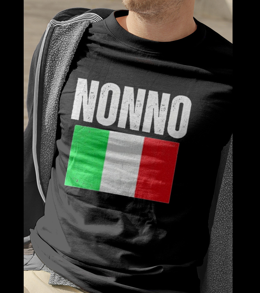Nonno Italian Flag Patriotic Italy Heritage T-Shirt