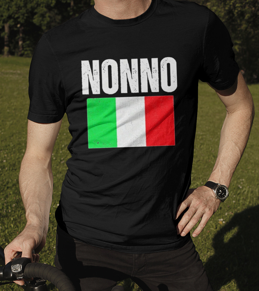Nonno Italian Flag Patriotic Italy Heritage T-Shirt