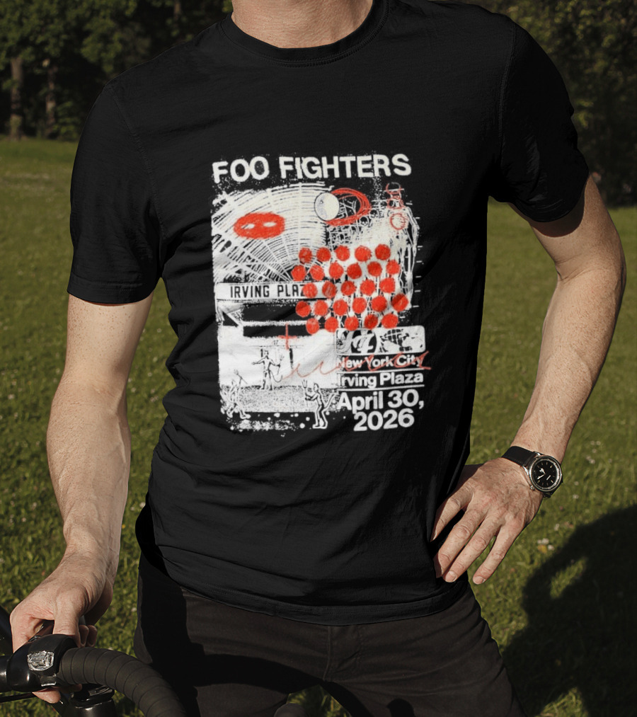 Original Foo Fighters Secret Show Irving Plaza New York City April 30 2026 Your Favorite Toy T-Shirt