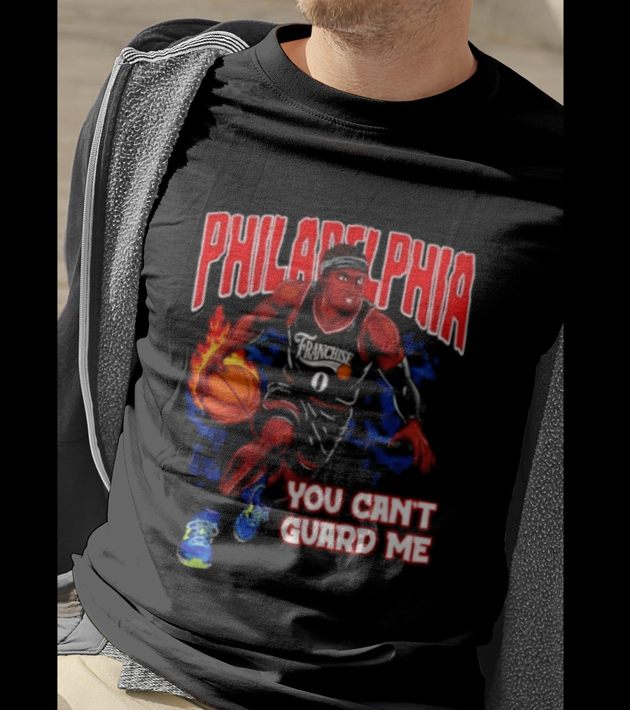 Philadelphia Tyrese Maxey You Can't Guard Me Basketball T-Shirt