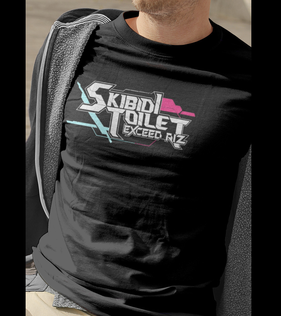 Original Skibidi Toilet Exceed Riz Neon T-Shirt