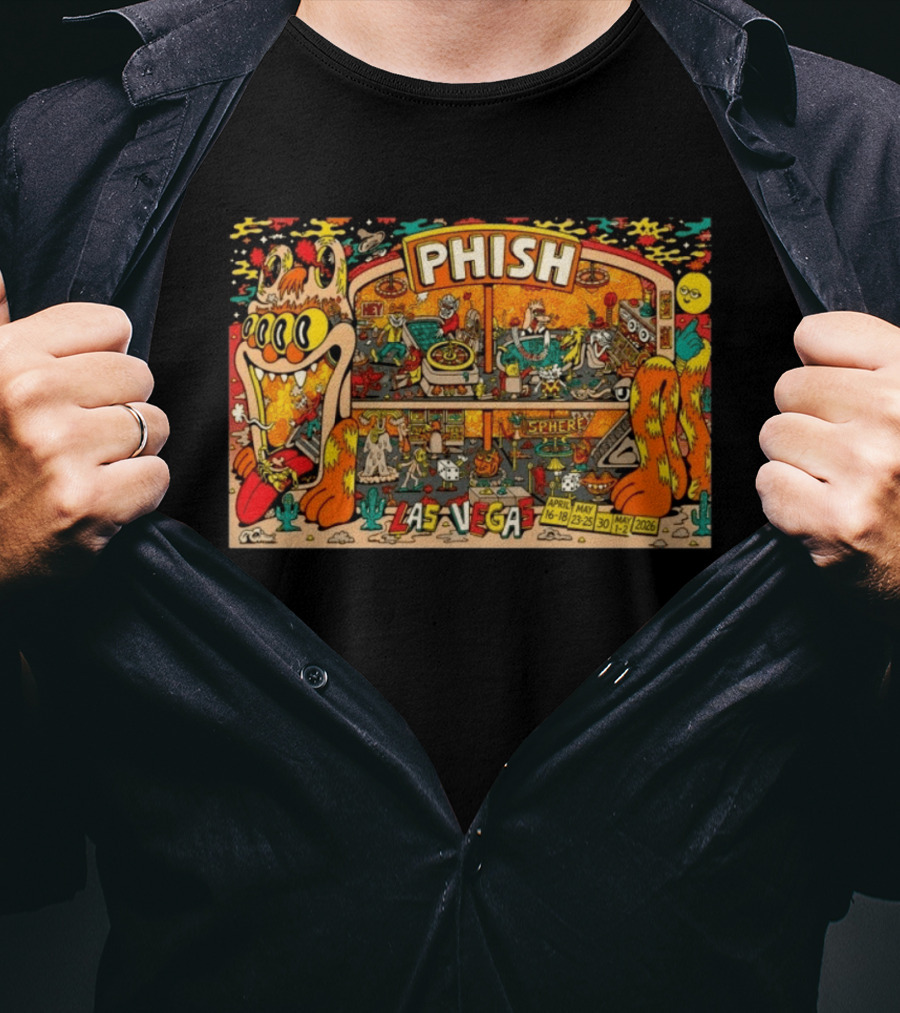 Phish Sphere Las Vegas Tour Dates April May 2026 T-Shirt