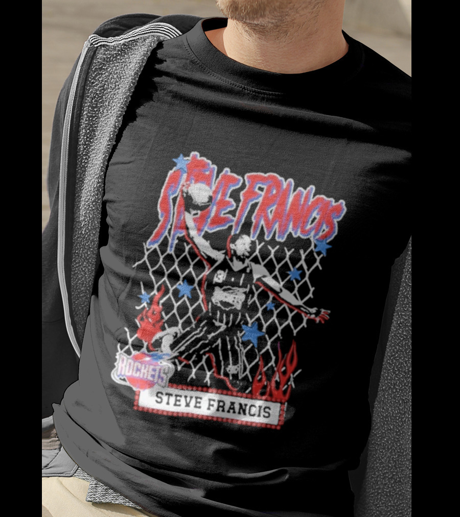 Steve Francis Rockets Mitchell & Ness NBA Street Player Houston T-Shirt