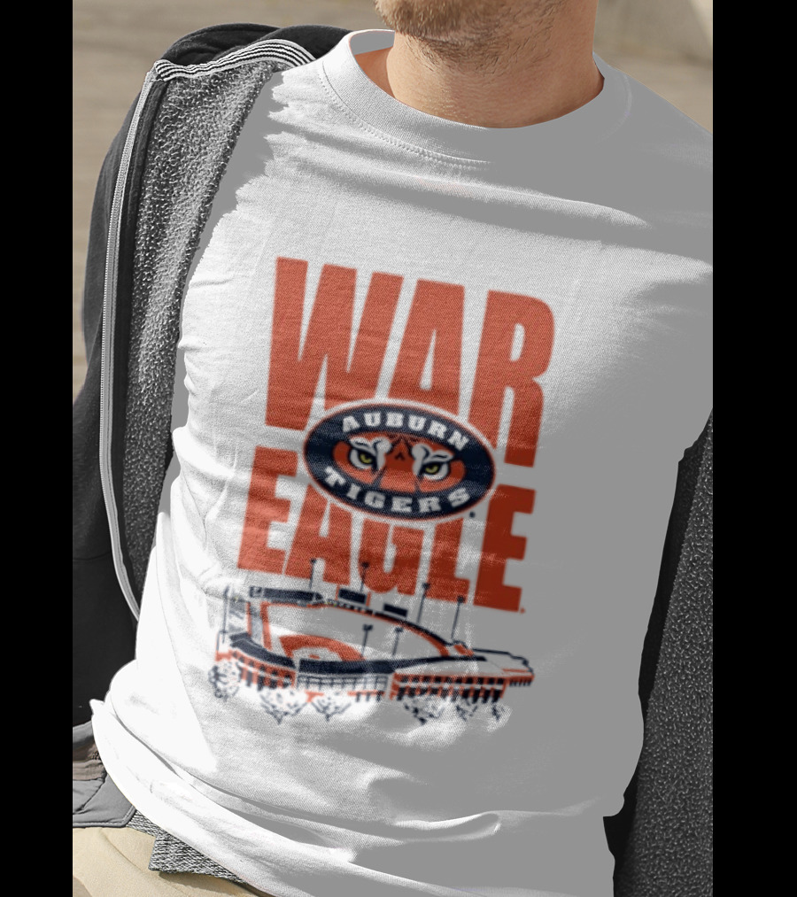 Auburn Tigers War Eagle Baseball Stadium Tiger Eyes T-Shirt