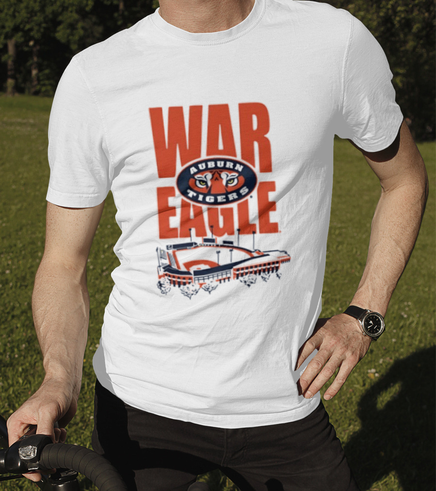 Auburn Tigers War Eagle Baseball Stadium Tiger Eyes T-Shirt