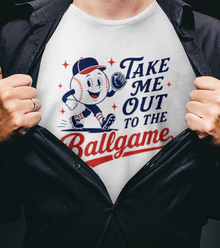 Take Me Out To The Ballgame Baseball T-Shirt