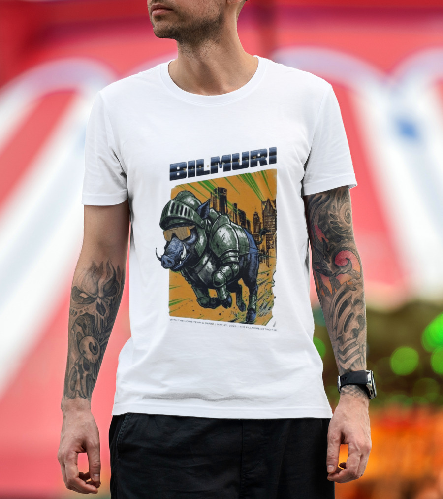 Bilmuri Armored Boar Detroit Skyline The Fillmore May 3 2026 T-Shirt