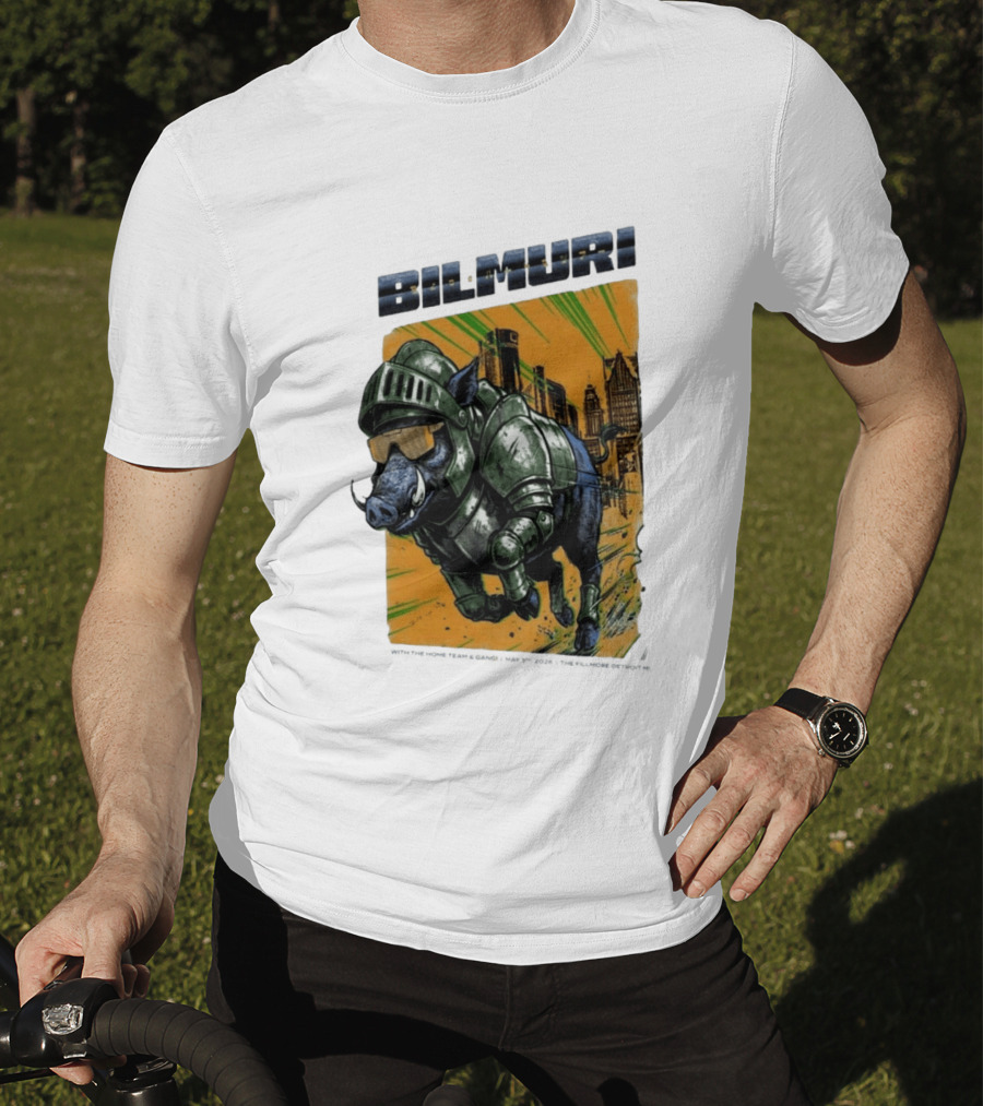 Bilmuri Armored Boar Detroit Skyline The Fillmore May 3 2026 T-Shirt