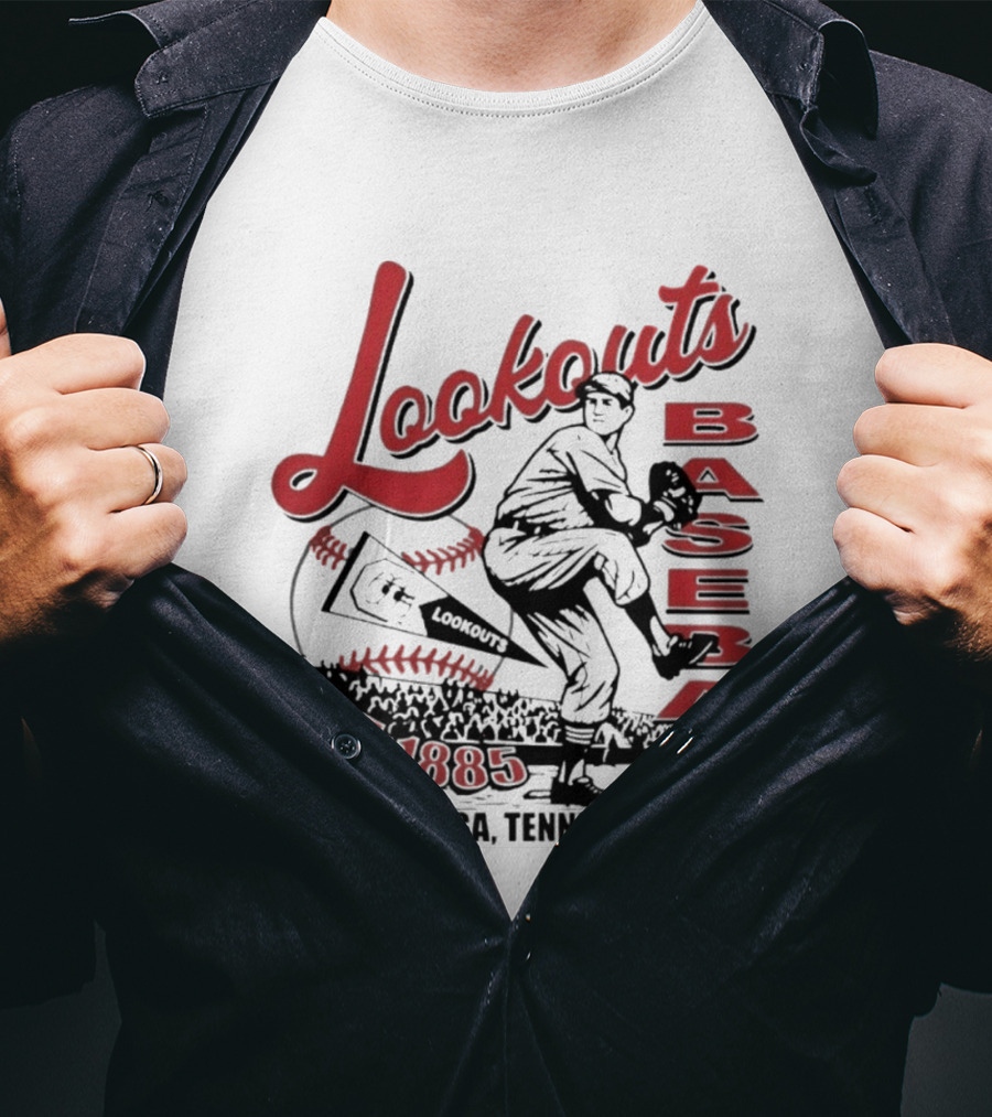 Lookouts Baseball Chattanooga Tennessee Est 1885 T-Shirt
