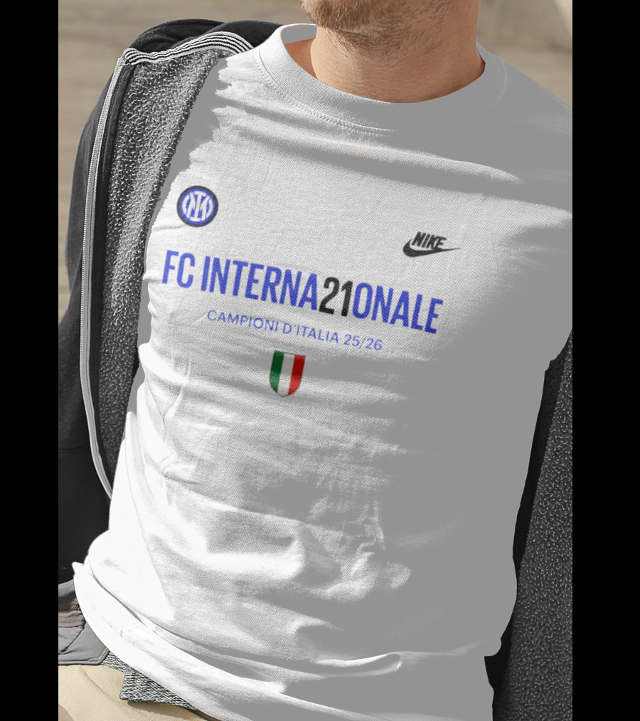 Internazionale FC 21 Campioni D'italia 25 26 Nike T-Shirt