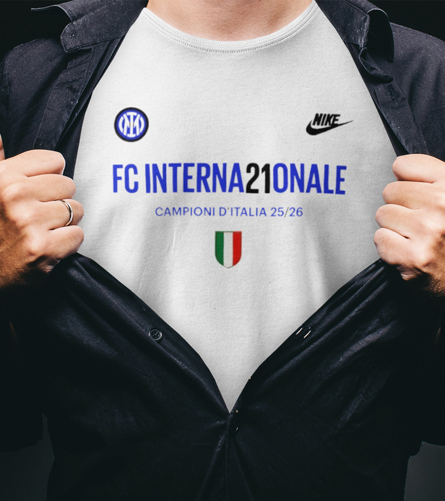 Internazionale FC 21 Campioni D'italia 25 26 Nike T-Shirt