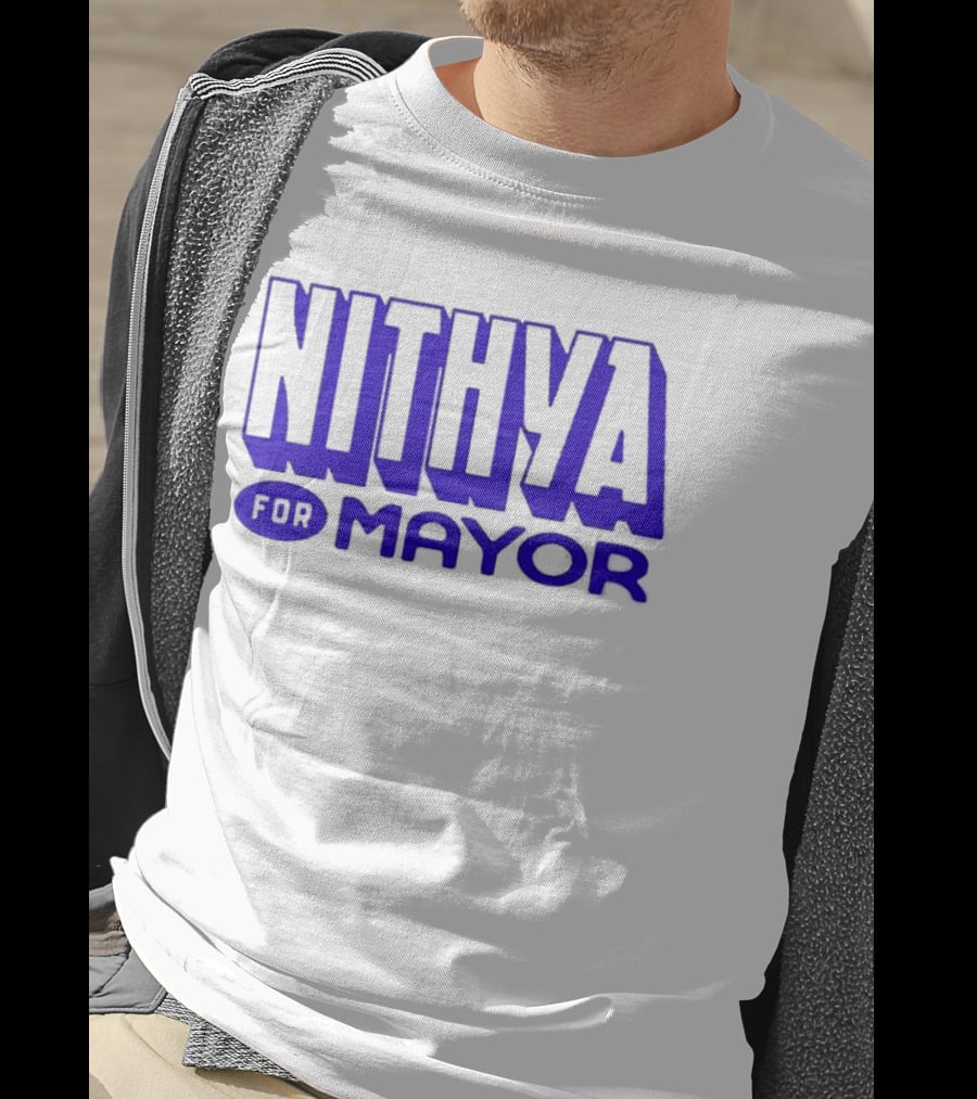 Nithya For Mayor 2026 Election Campaign T-Shirt