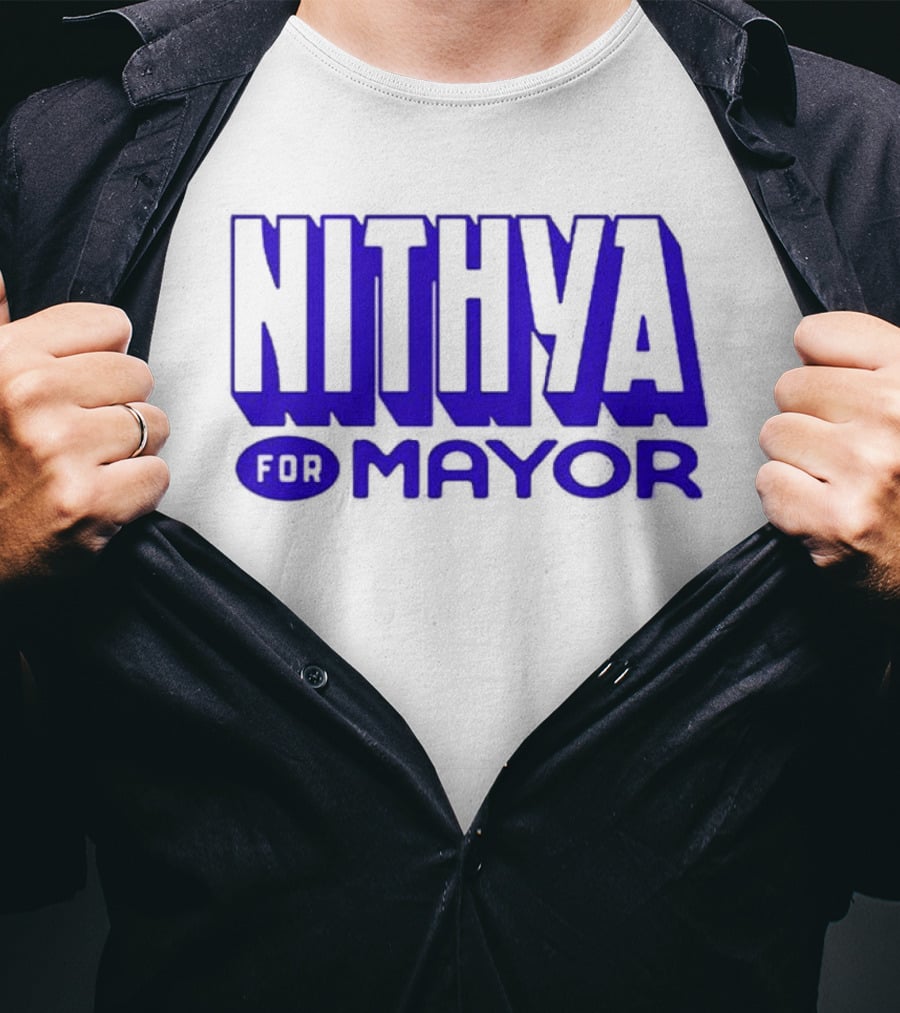 Nithya For Mayor 2026 Election Campaign T-Shirt