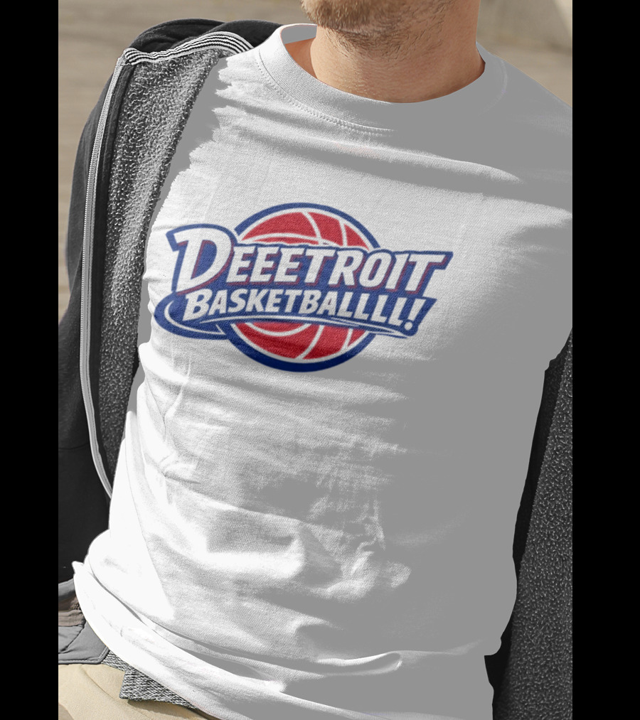 Deeetroit Basketballlll Basketball Sports Fan T-Shirt
