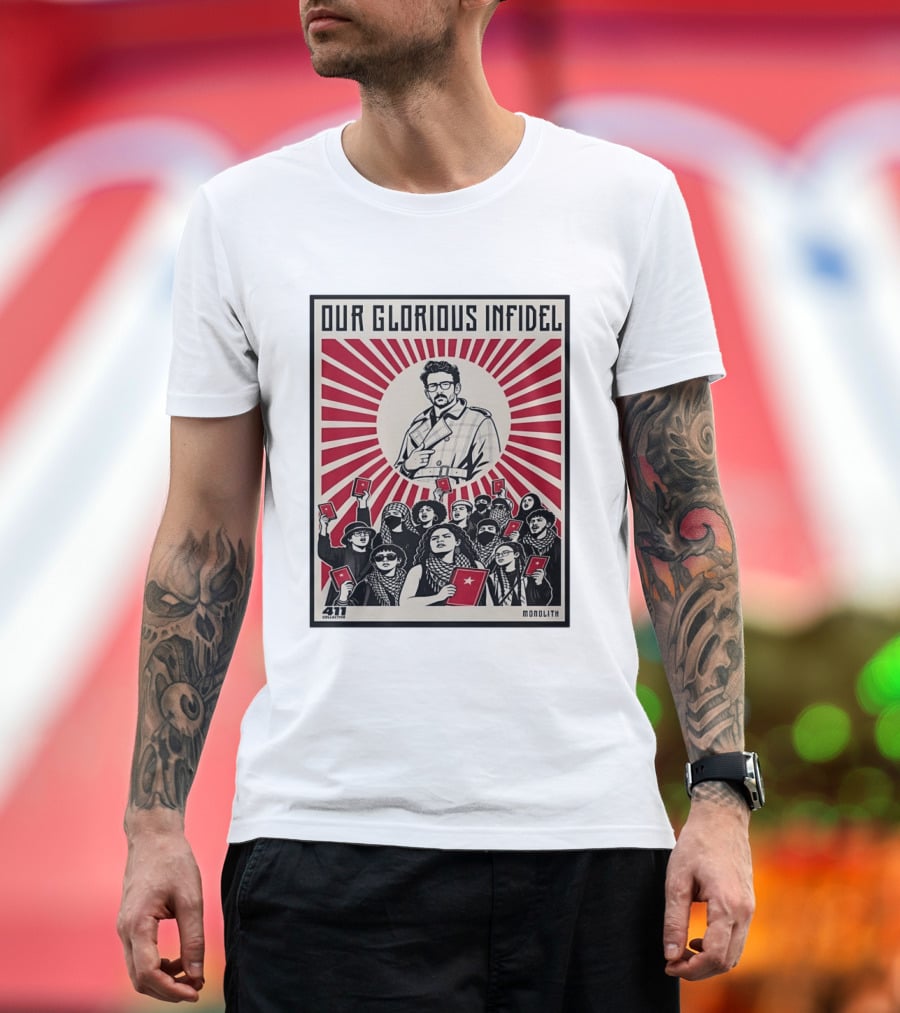 Onolith Collective Our Glorious Infidel 411 Monolith Red Star Revolution T-Shirt