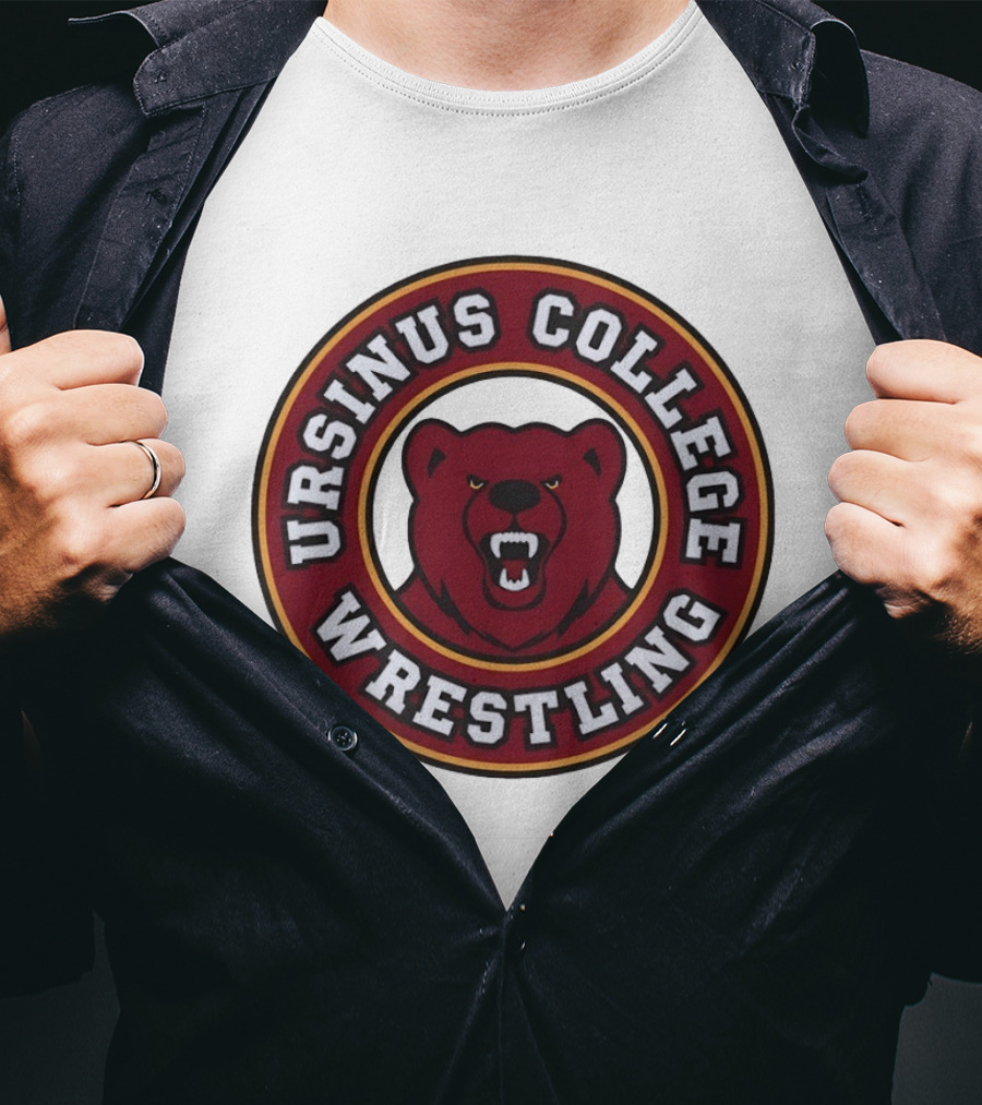 Ursinus College Bear Head Wrestling T-Shirt