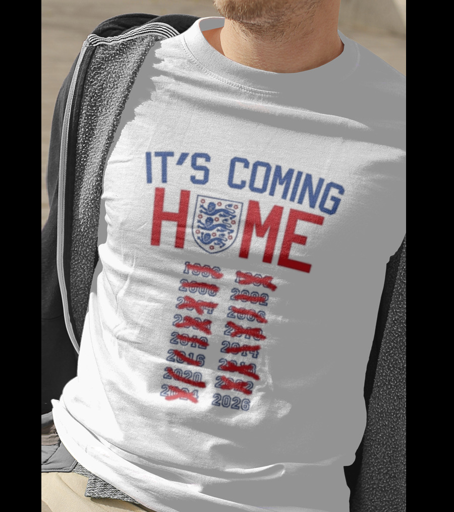 It's Coming Home England Football Anthem 2026 T-Shirt