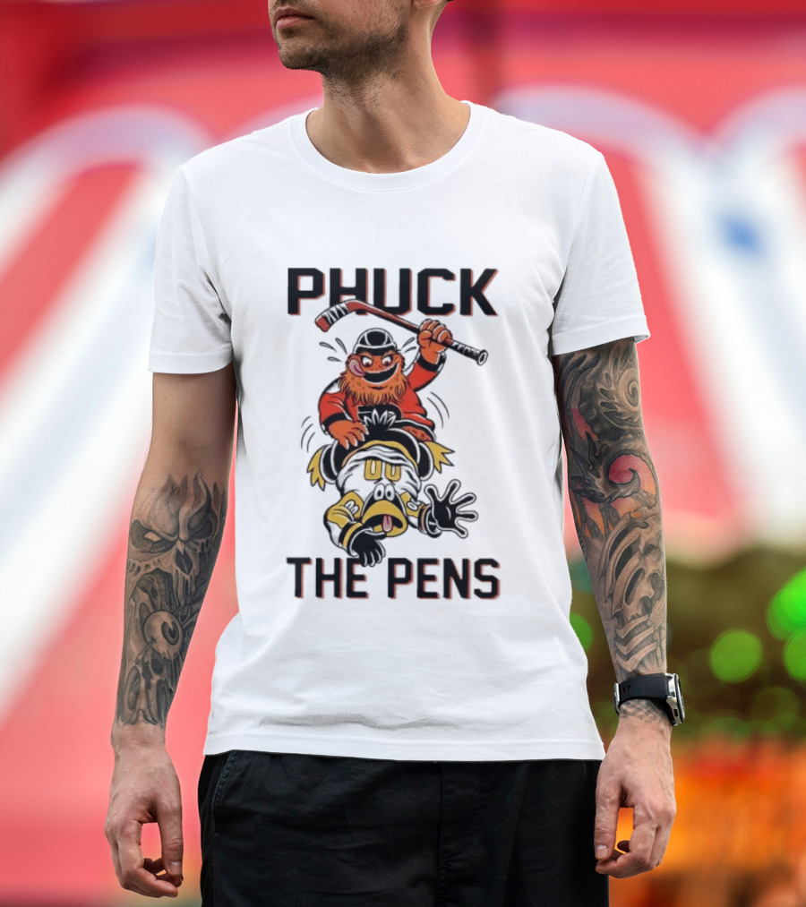 Phuck The Pens Philadelphia Flyers Rivalry Hockey T-Shirt
