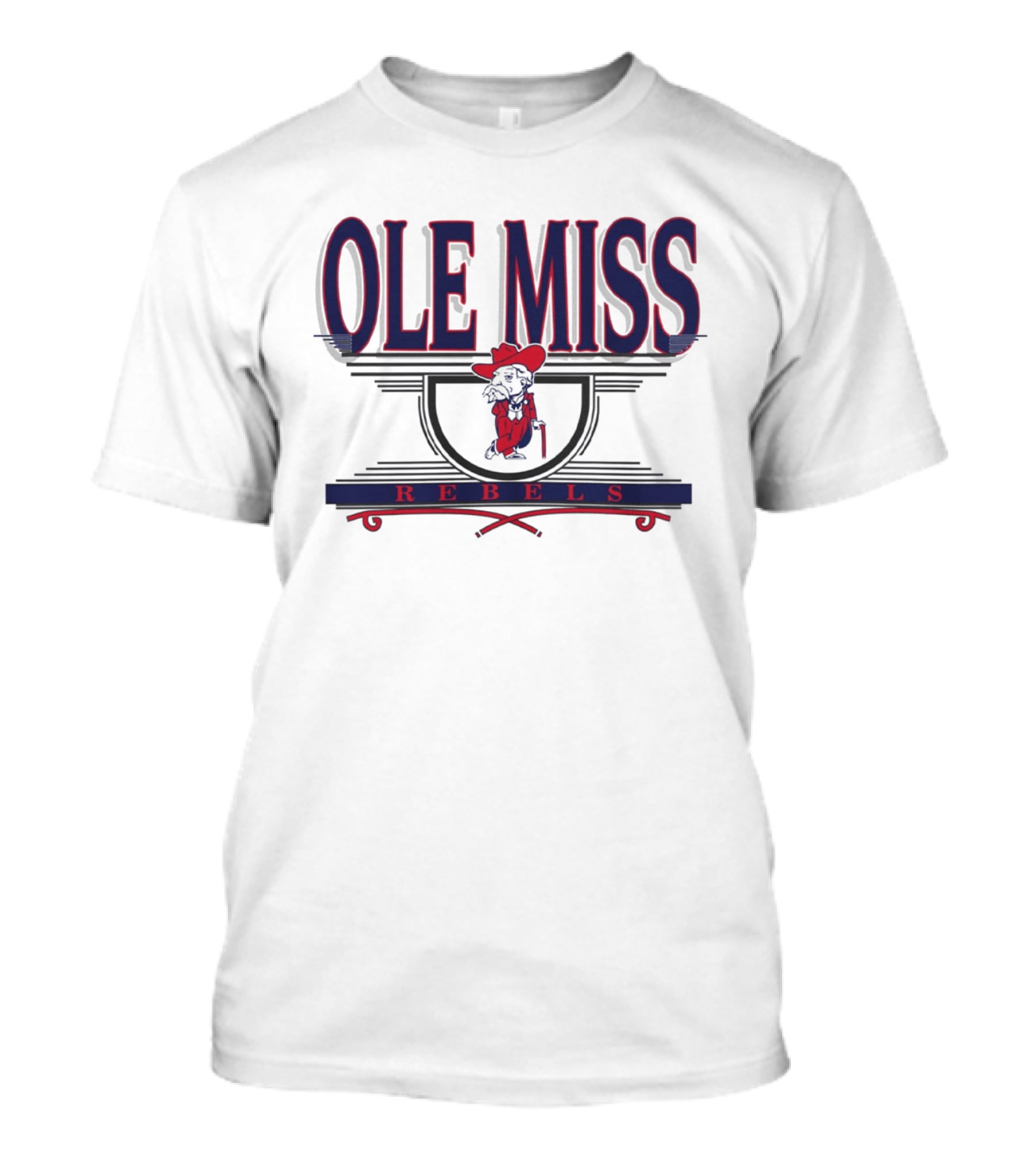 Ole Miss Rebels Vintage Mascot Fan T-Shirt