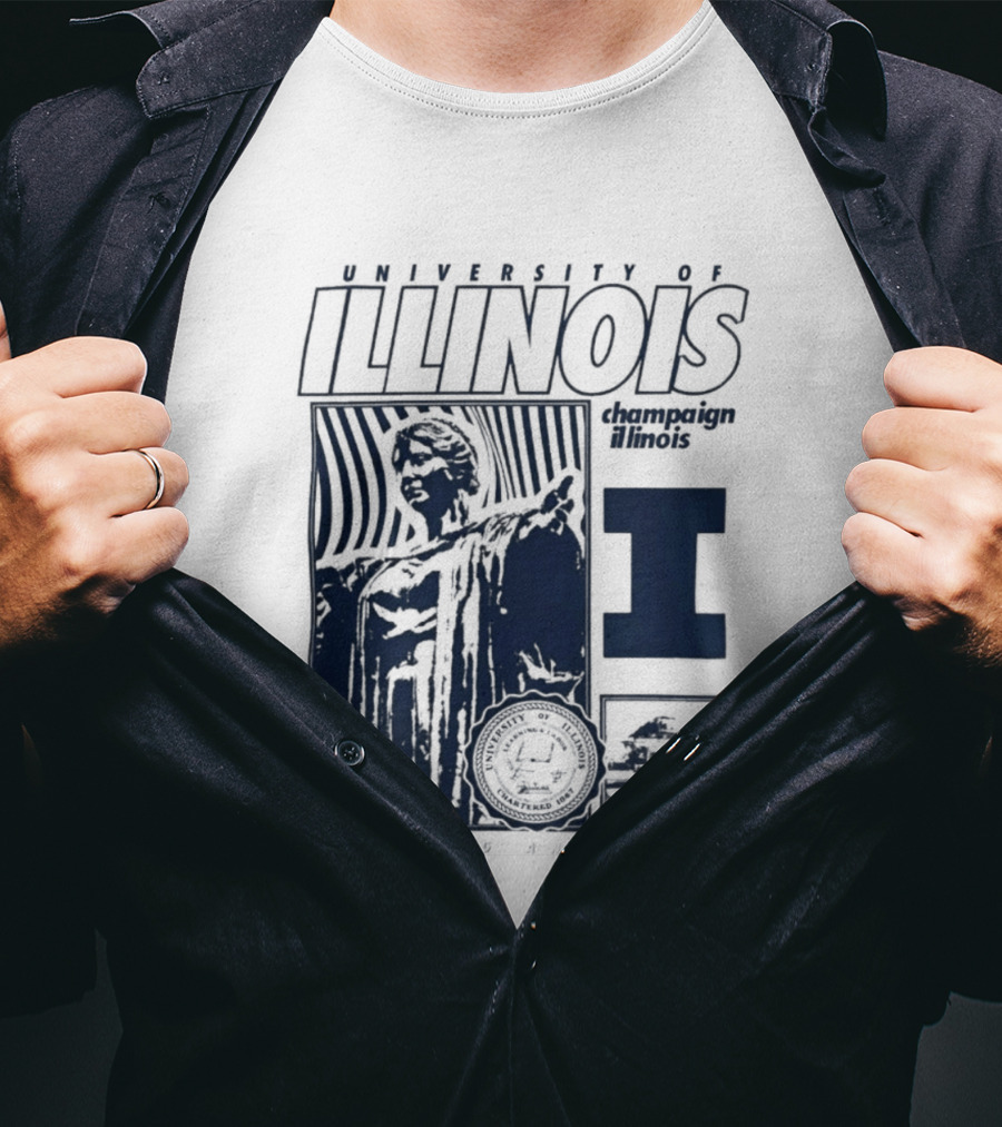 University Of Illinois Alma Mater Champaign Urbana Gameday Spirit T-Shirt