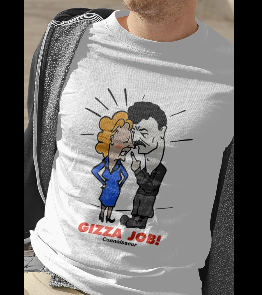Yosser Hughes Gizza Job Cartoon Illustration By Comictees.com T-Shirt