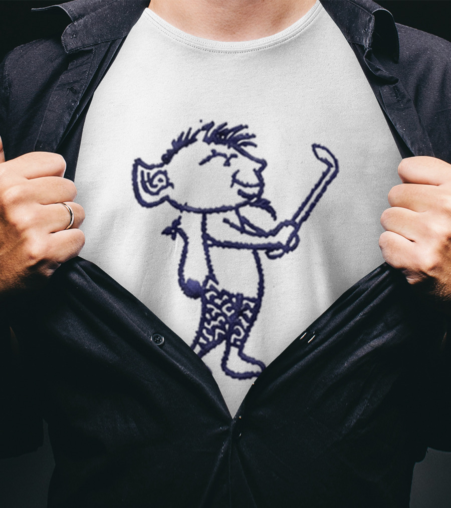 Ryan Jamison DIBS DePaul Golf Hat Character Sketch T-Shirt