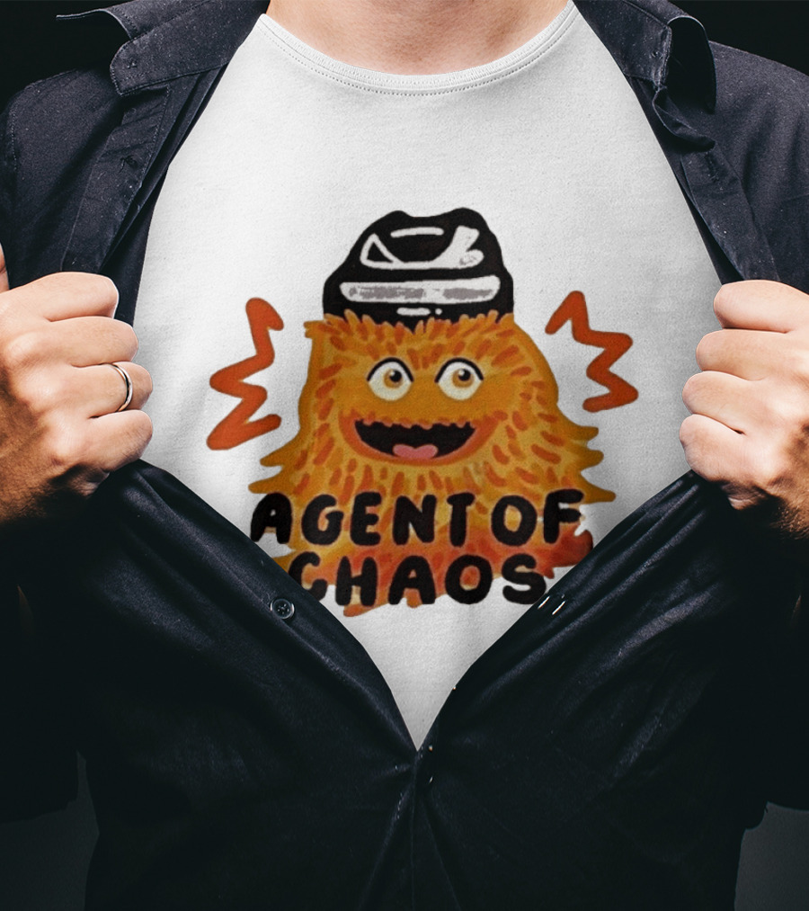 Gritty Agent Of Chaos Philadelphia Flyers T-Shirt