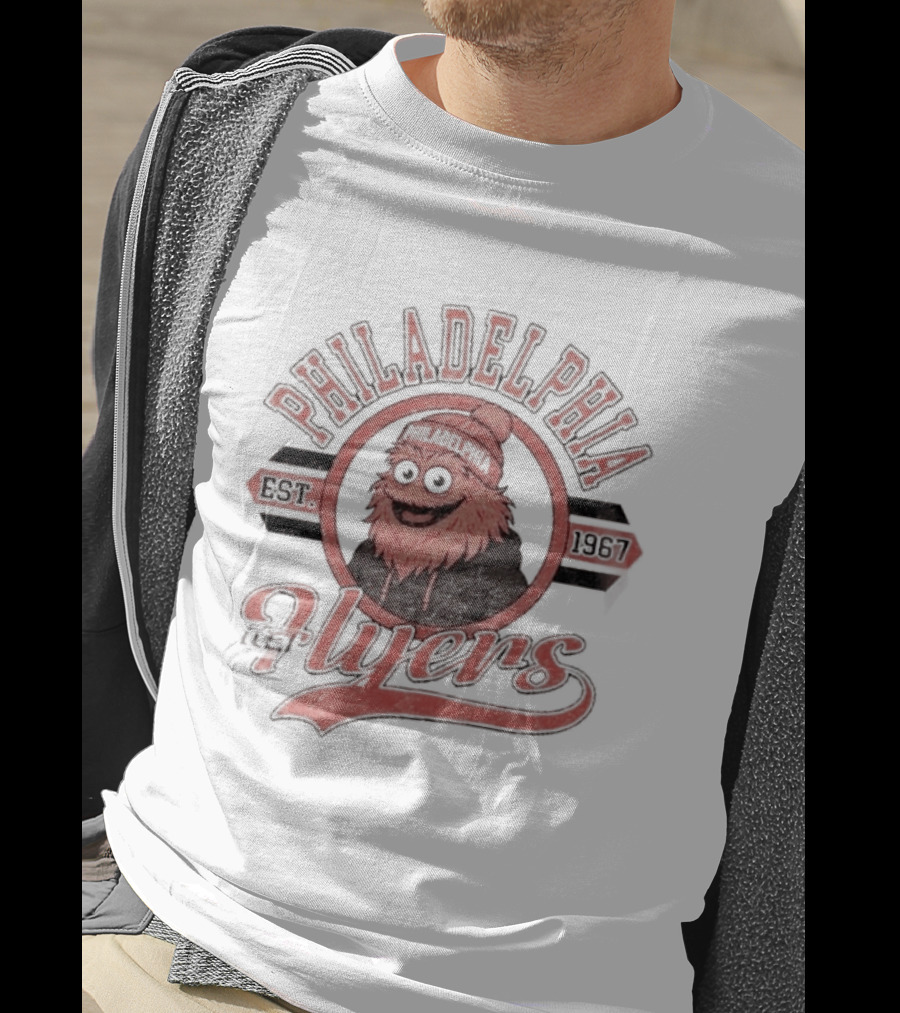 Gritty Philadelphia Flyers Hockey Est 1967 NHL T-Shirt