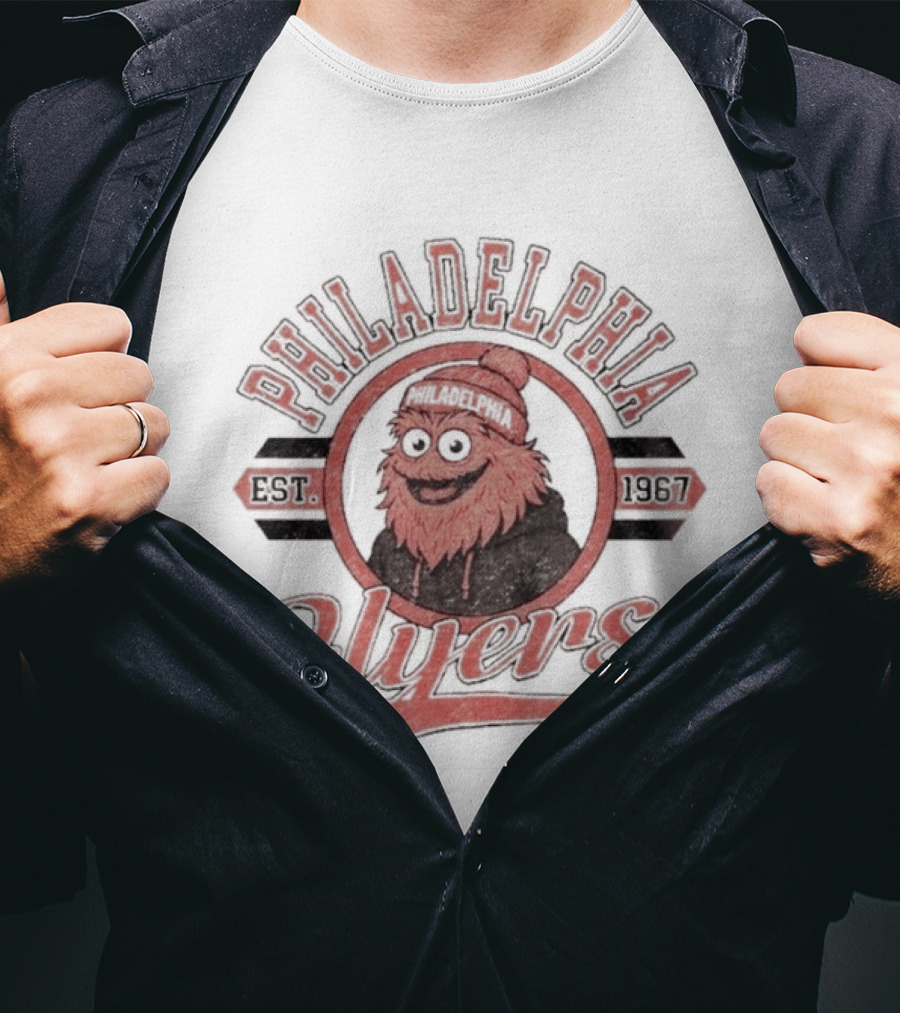 Gritty Philadelphia Flyers Hockey Est 1967 NHL T-Shirt