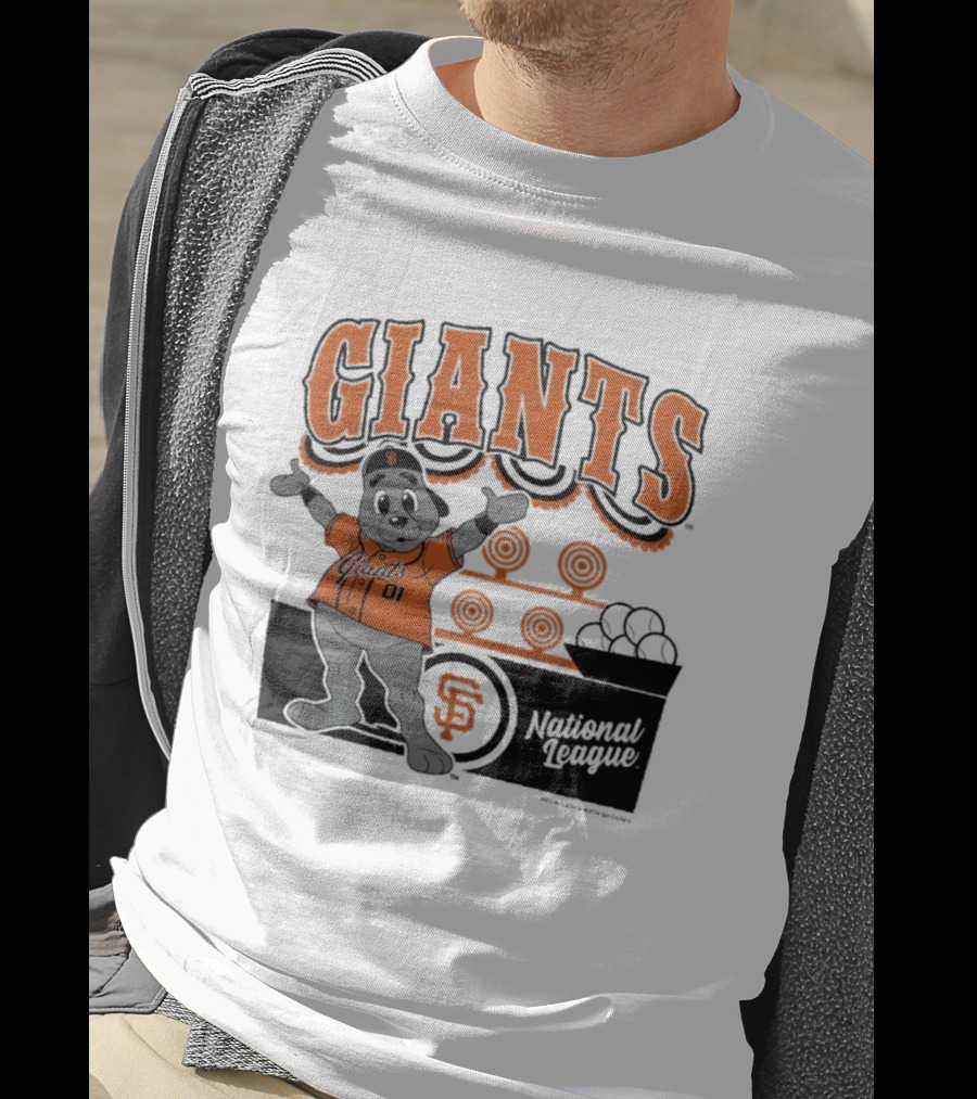 San Francisco Giants Mitchell & Ness Cream Step Back Up Giants National League T-Shirt