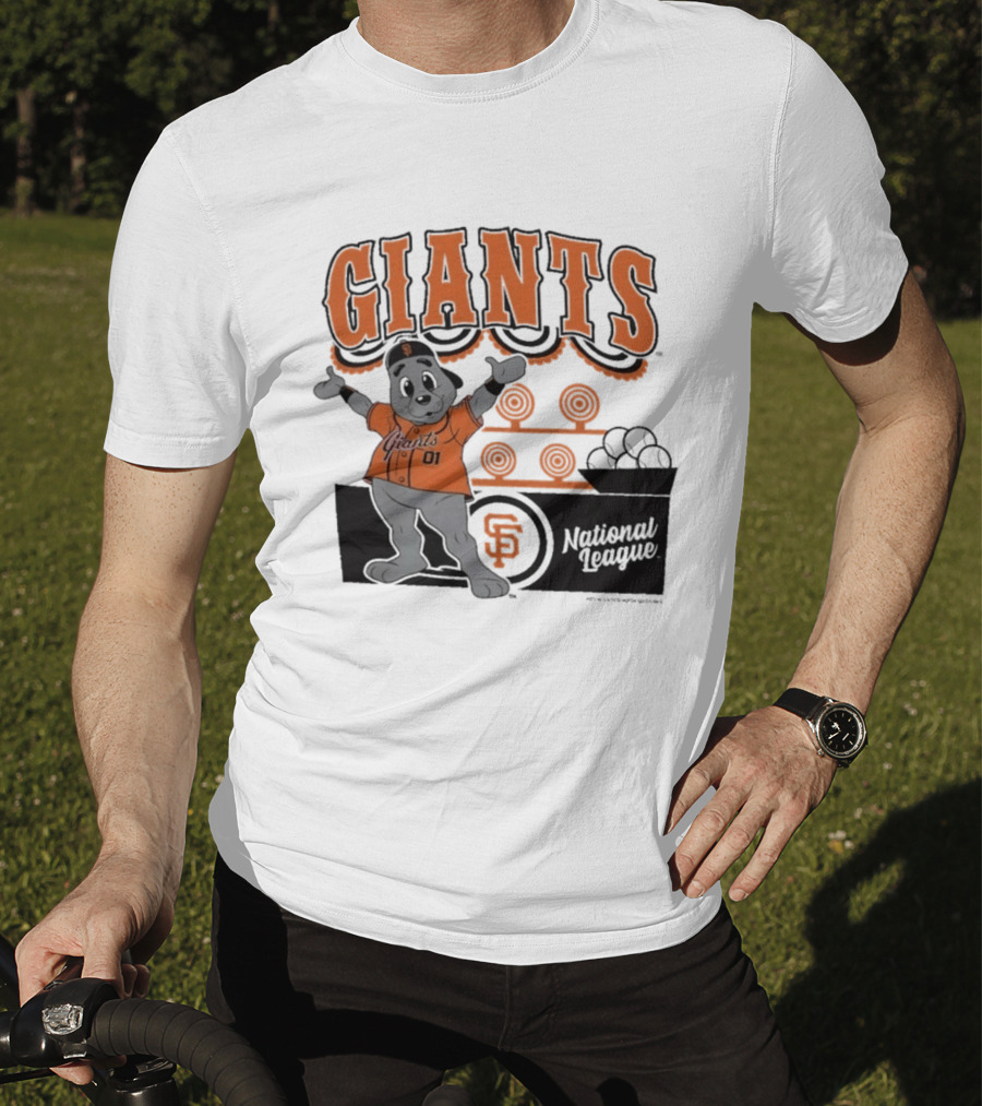 San Francisco Giants Mitchell & Ness Cream Step Back Up Giants National League T-Shirt