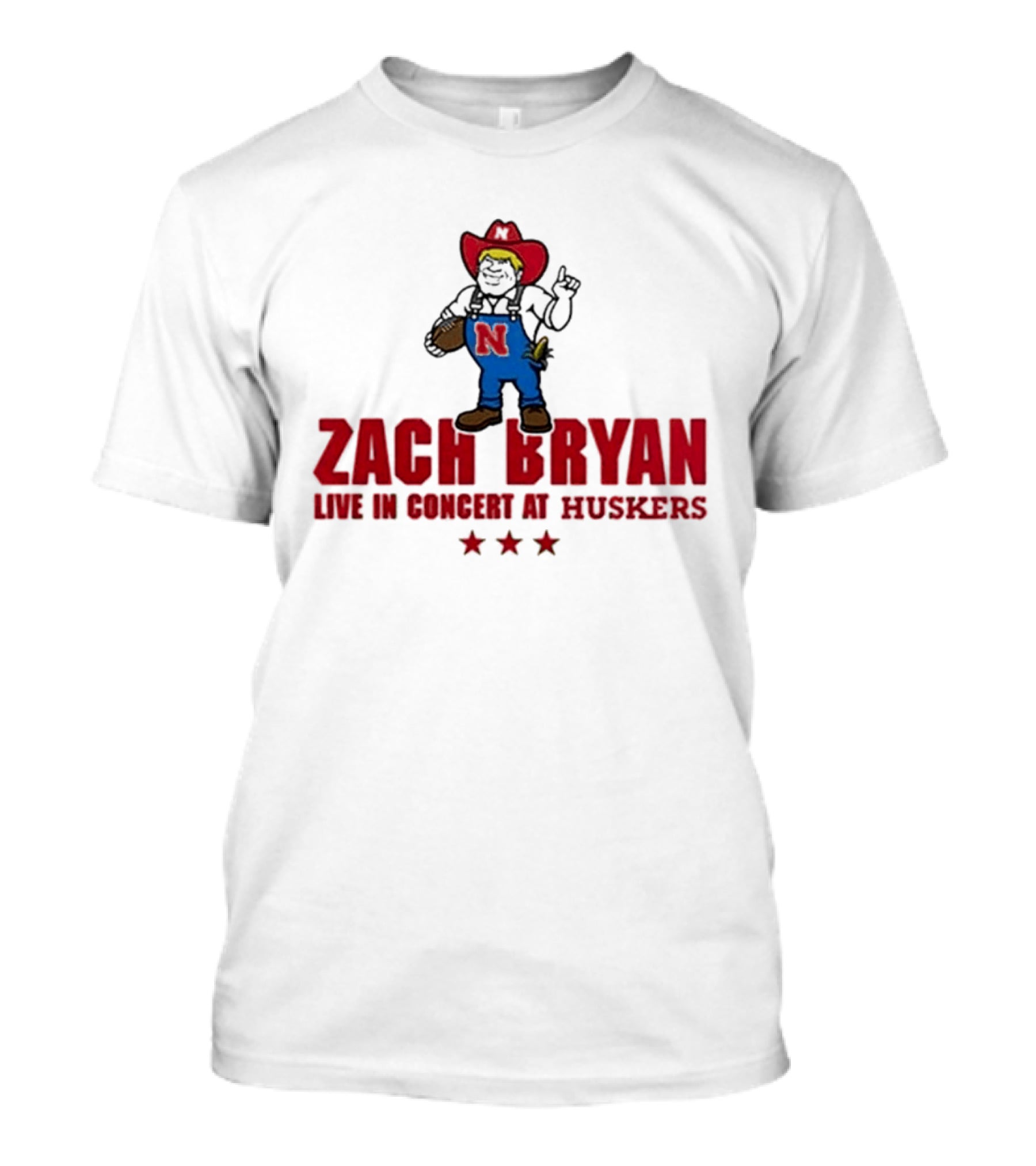 Zach Bryan Live In Concert At Huskers Cowboy T-Shirt