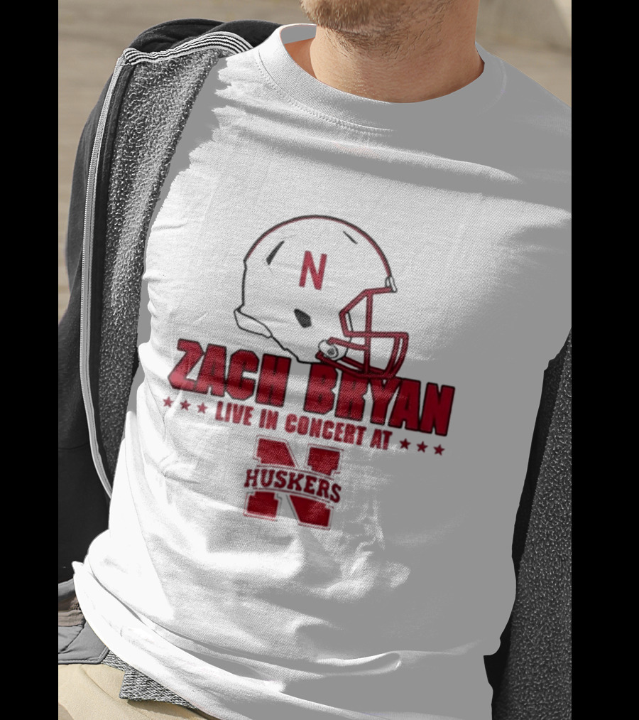 Zach Bryan Live In Concert At Nebraska Huskers 2026 T-Shirt