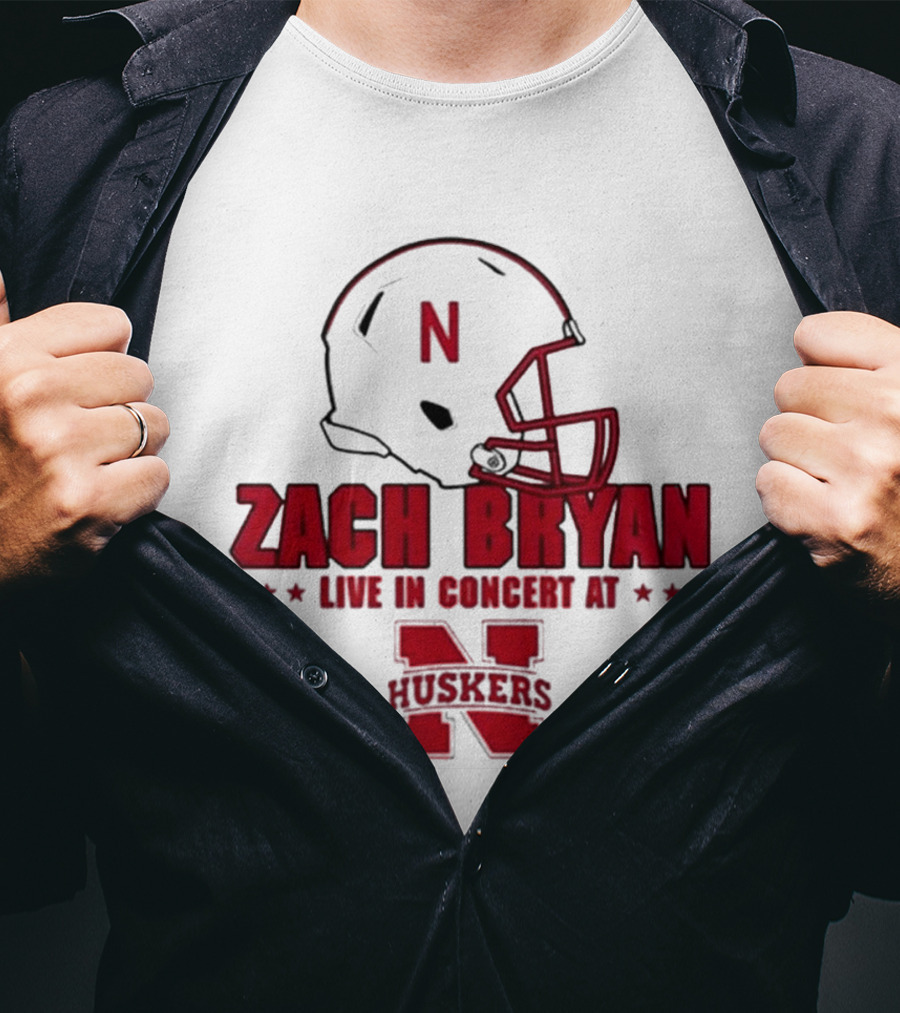 Zach Bryan Live In Concert At Nebraska Huskers 2026 T-Shirt