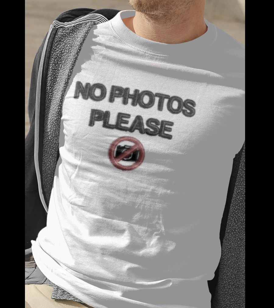 Medina Luis No Photos Please Red Circle T-Shirt