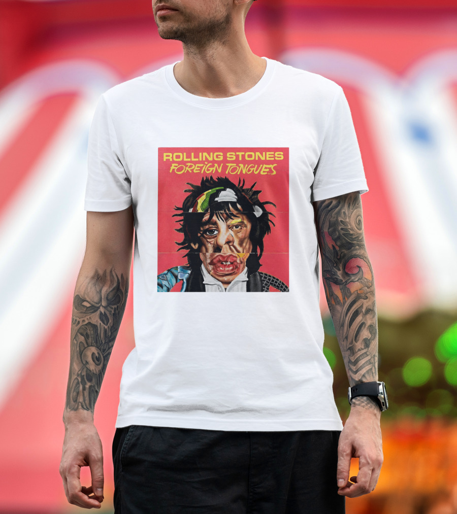 The Rolling Stones Foreign Tongues Album Cover Art 2026 T-Shirt
