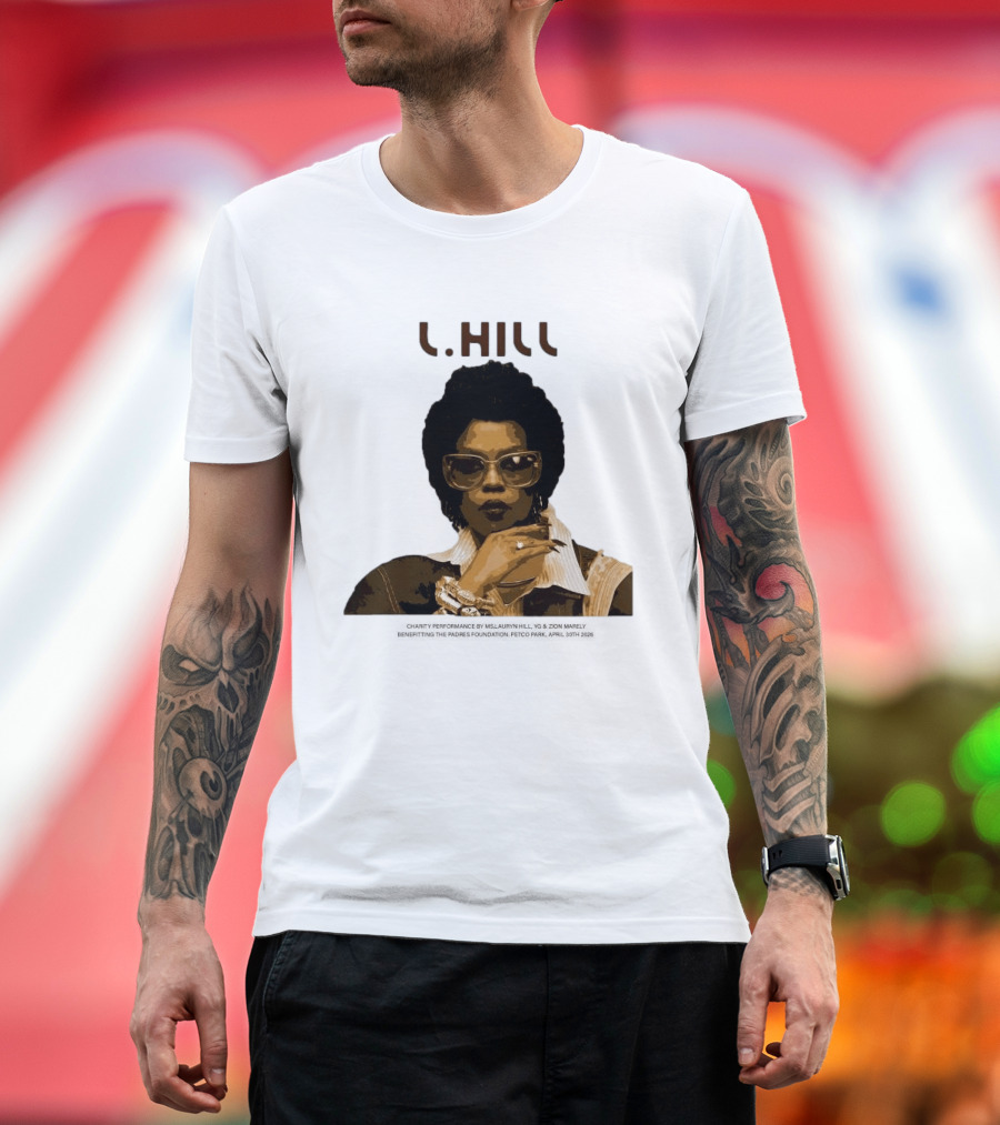Ms Lauryn Concert Hill MLH Charity Dinner On The Diamond T-Shirt
