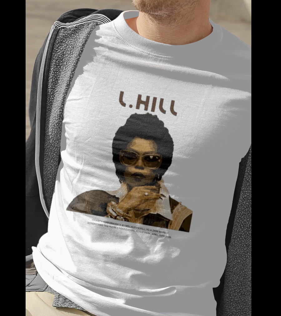 Ms Lauryn Concert Hill MLH Charity Dinner On The Diamond T-Shirt