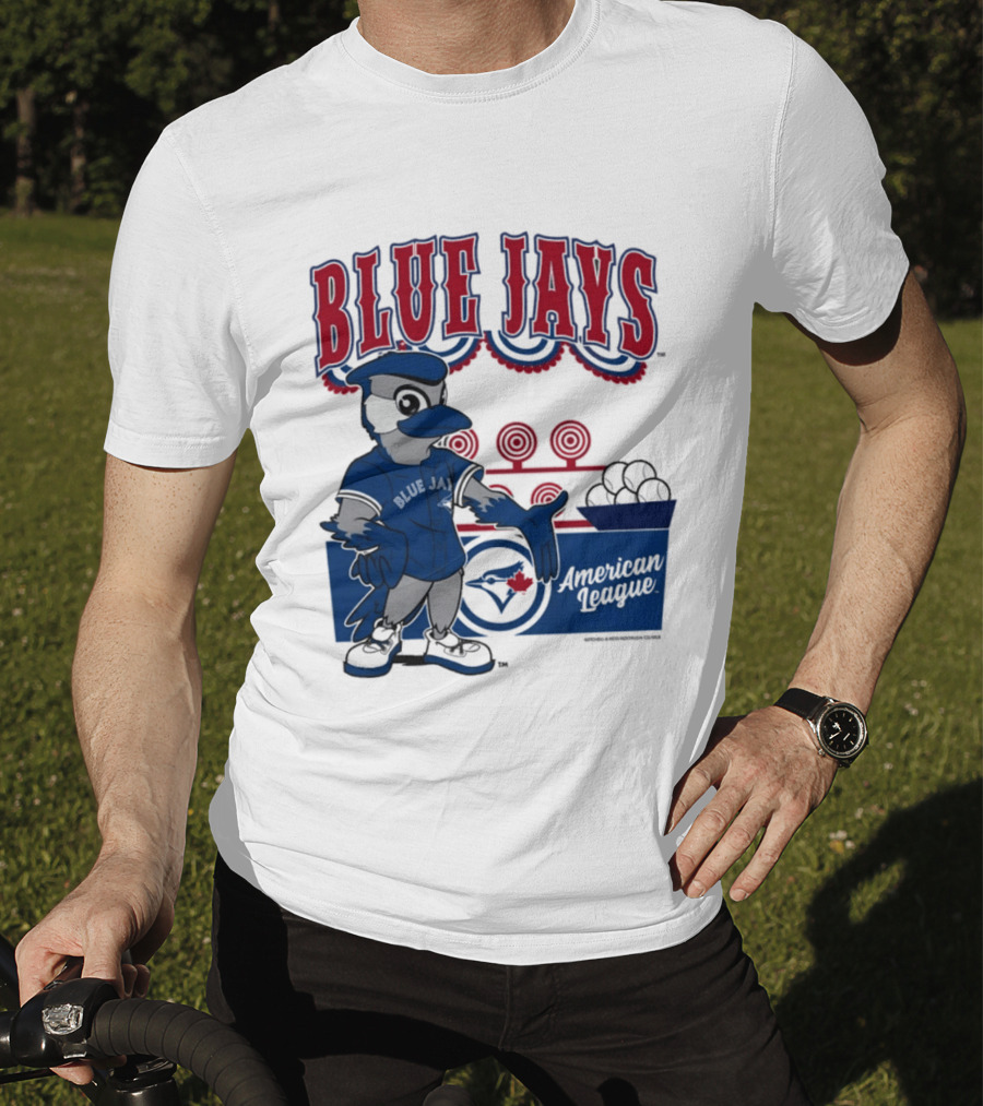 Toronto Blue Jays Mitchell Ness Step Back Up Cream American League T-Shirt